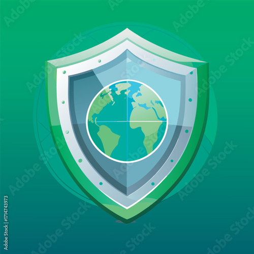 Neon Ninja Warrior with Glowing Eyes and Crossed Swords