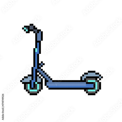 kick scooter icon pixel art