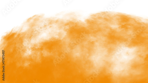 Dust sand soil smoke particles isolated on transparent white background | dust transparent | orange abstract background