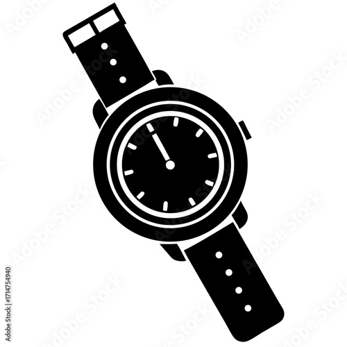 wristwatch vector illustration