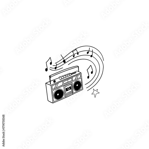 Dancing Boombox Tunes