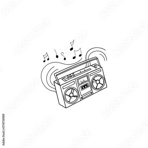 Dancing Boombox Tunes