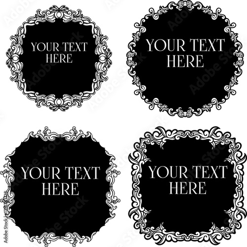 featuring four premium vintage frame designs