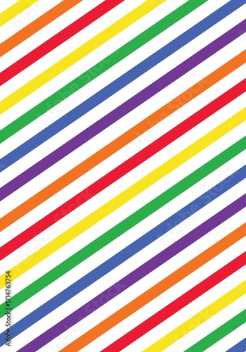 Rainbow Pattern Digital Paper Background