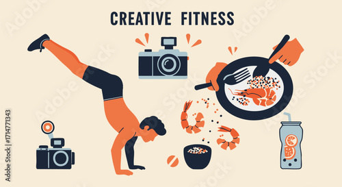 Creative Fitness A Holistic Approach to Health and Wellness Combining Exercise, Healthy Eating, and Capturing Moments