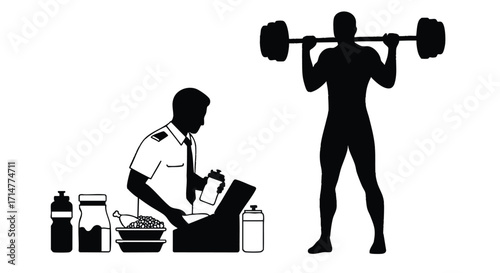 Comparison of Fitness and Dietary Habits A Pilot and Weightlifter's Routine