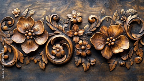 Vintage Filigree â€“ An ornate, antique-style wooden frame with delicate curls and swirls. --ar 16:9 --stylize 750 --v 6.1 Job ID: 5f0b4385-08fc-4eb8-b7af-f50134906500