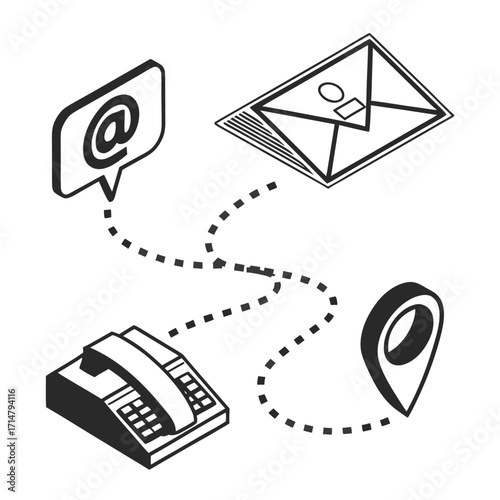 Illustration of contact methods