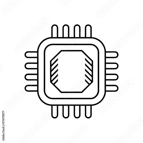 Schematic view of microchip