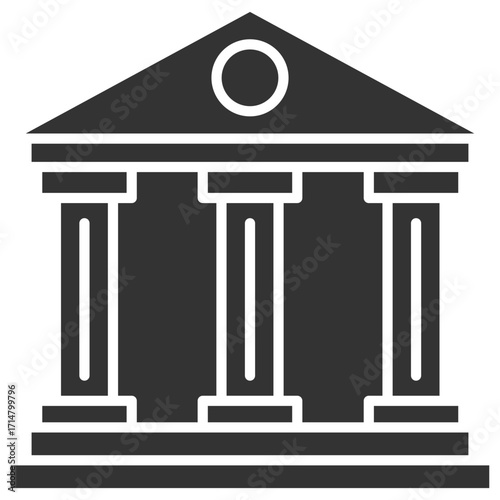 Public Administration Glyph Icon