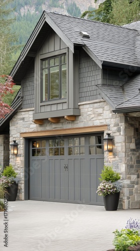 Beautiful Modern Home With Stone Facade and Landscaped Garden.