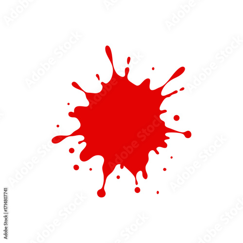 blood splatter vector