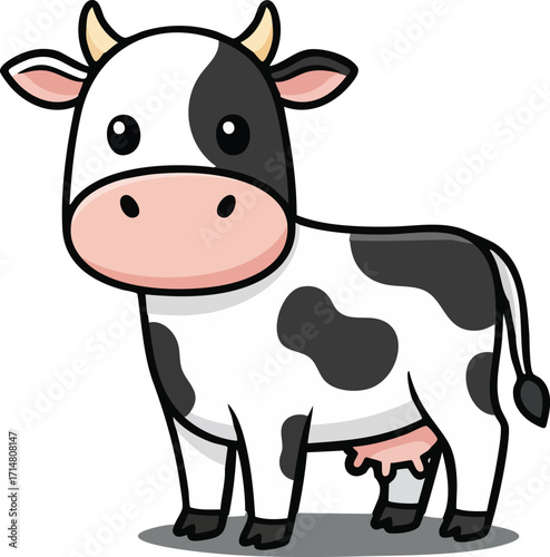 funny cow cartoon