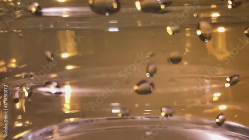 water with light reflection