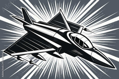  jet fighter aircraft with sonic boom