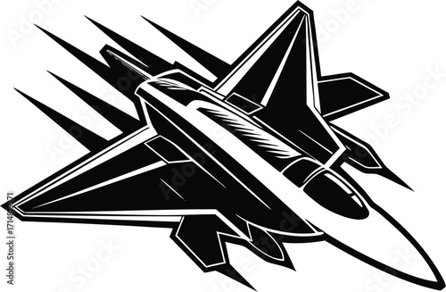  jet fighter aircraft with sonic boom
