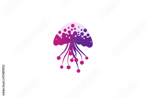 jellyfish isolated on white