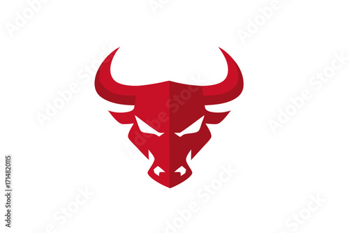 red bull with horns