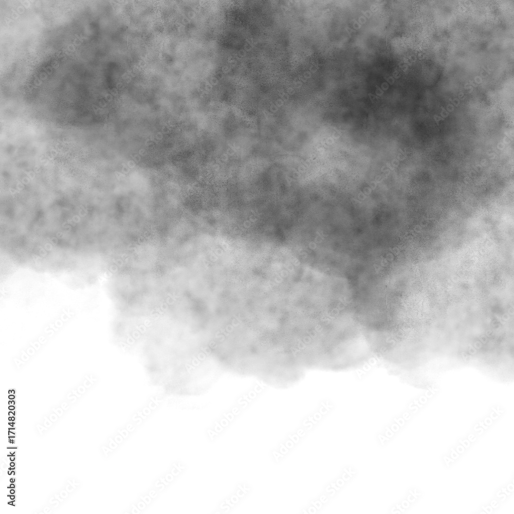 Fototapeta premium black fog smoke overlay vector transparent texture cloud haze mist effect background design