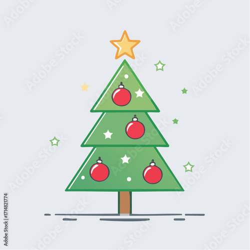 christmas tree with gifts