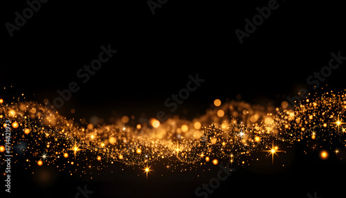 Christmas Night Sparkle Background