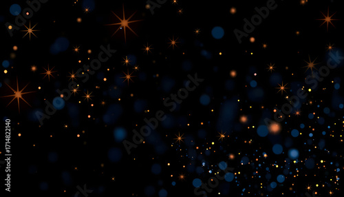 Christmas Night Sparkle Background