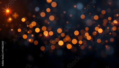 Christmas Night Sparkle Background