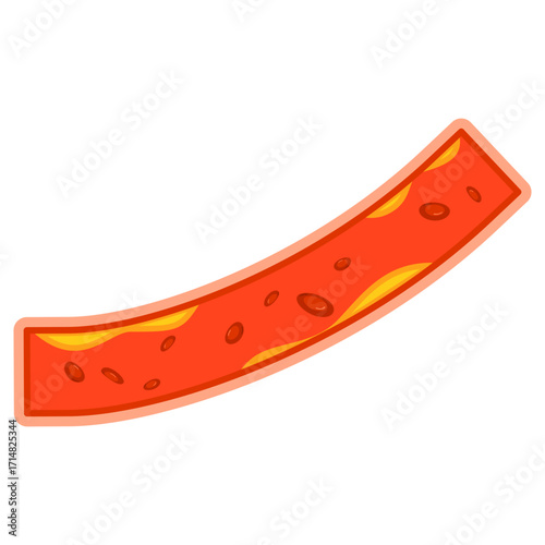 Illustration of Cholesterol in Blood