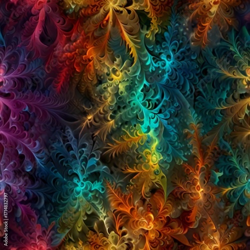 abstract fractal background