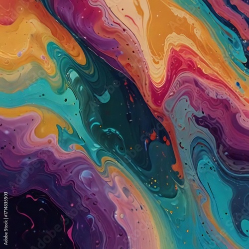 abstract colorful background with circles