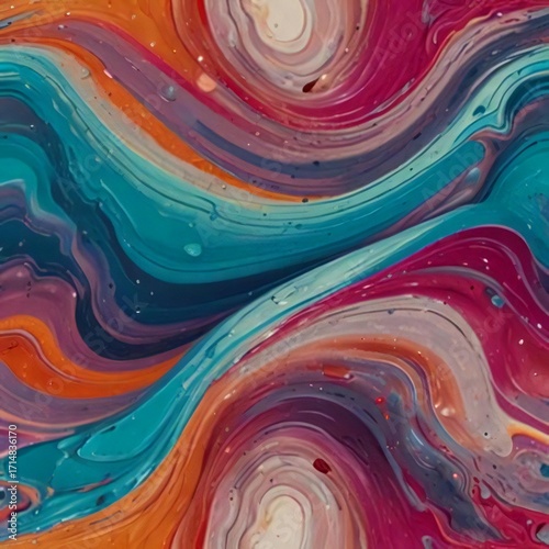 abstract background with colorful circles