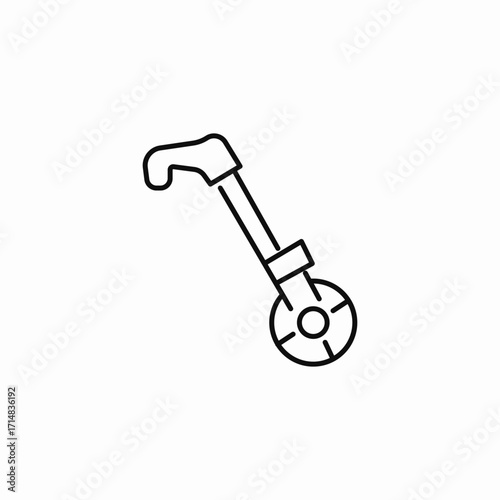 pavement cutter saw icon sign vector
