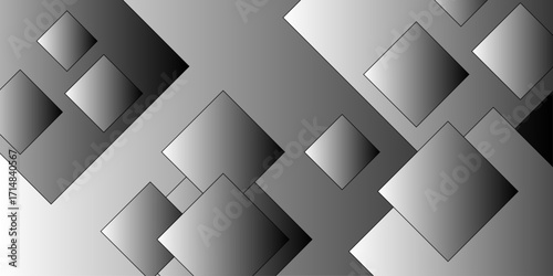 Abstract background with lines White background with diamond and triangle shapes layered in modern abstract pattern design Space design concept Suit for business, corporate, institution presentation.