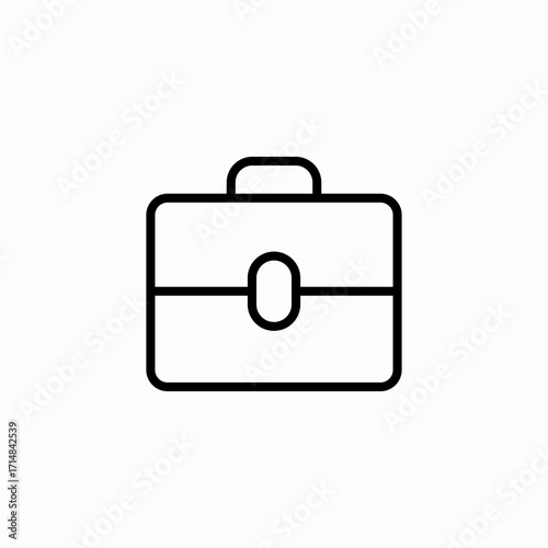 business briefcase icon icon sign vector