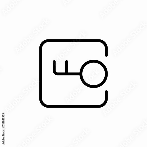 key security icon icon sign vector