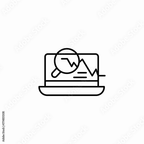 data analysis and insights icon sign vector
