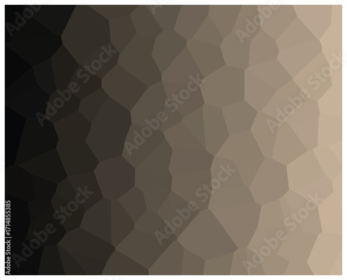 Dark To Light Tonal Polygonal Gradient Abstract Geometric Background vector