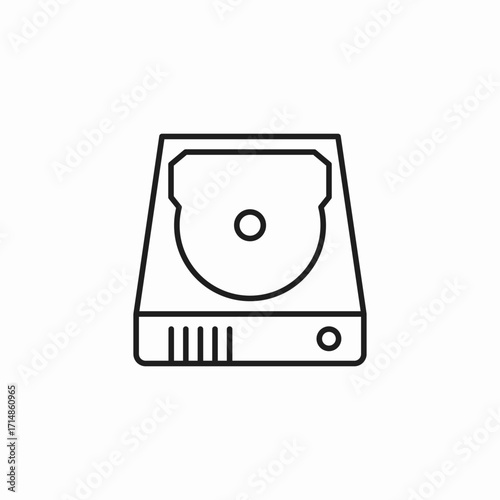 single floppy disk icon sign vector