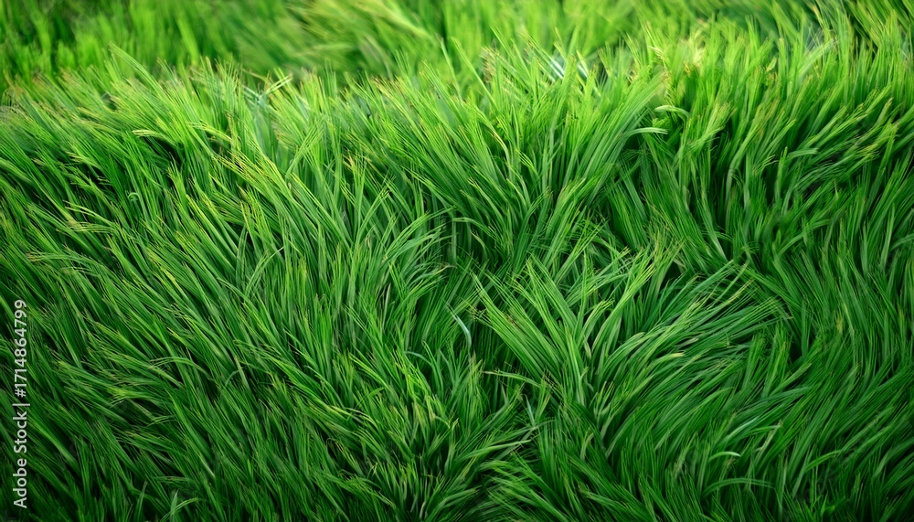 Green Grass Seampess Texture Summer Background