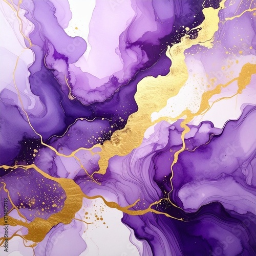 Wallpaper Mural Hintergrund lila gold Torontodigital.ca