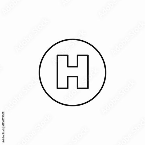 hospital sign icon icon sign vector