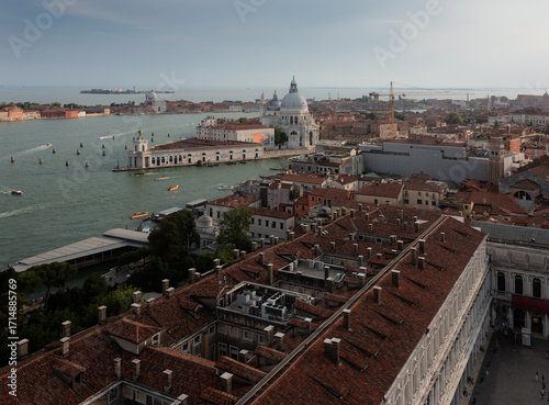 Wallpaper Mural Venice, Basilica Santa Maria della Salute top view Torontodigital.ca