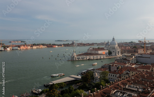 Wallpaper Mural Venice, Basilica Santa Maria della Salute top view Torontodigital.ca