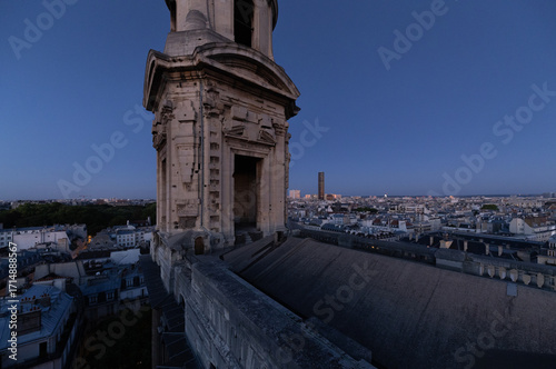Wallpaper Mural Saint-Sulpice, Paris, view from the top of the church Torontodigital.ca