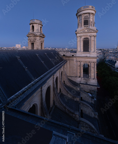 Wallpaper Mural Saint-Sulpice, Paris, view from the top of the church Torontodigital.ca
