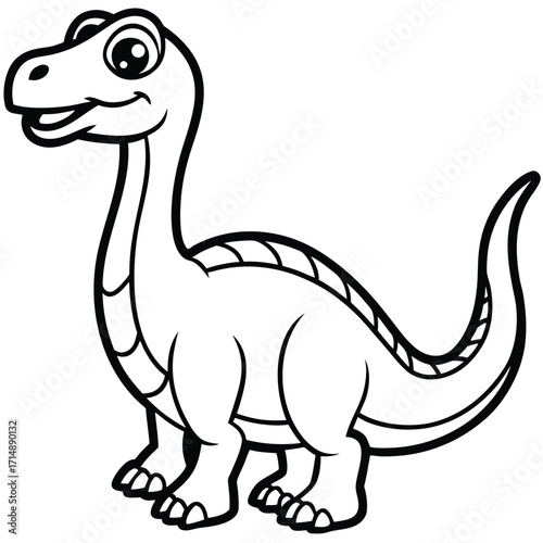 Charming cartoon dinosaur animal illustration pack featuring various prehistoric creatures