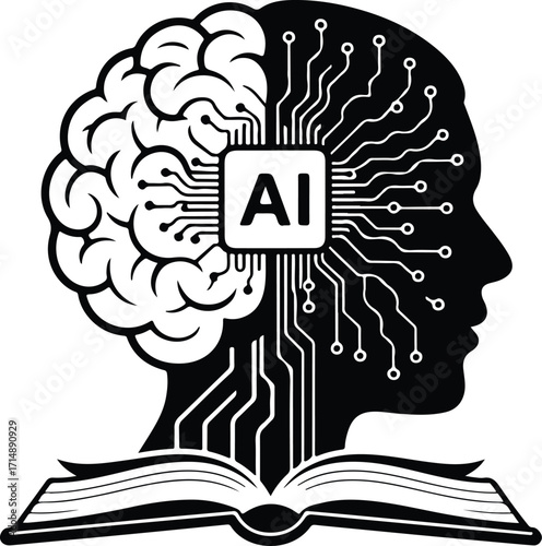 Artificial intelligence brain symbolizing learning and technology