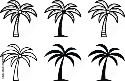 Palm Tree Silhouette Design for Tropical Artwork. Elegant Palm Tree Silhouette Illustration. Minimalist Palm Tree Silhouette Artwork. Palm Tree Silhouette for Beach Projects. Exotic Palm Tree