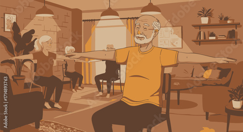 Senior Exercise Class A Gentle Workout at Home