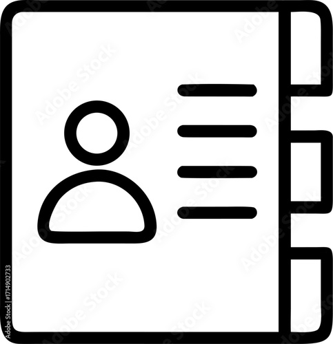 contact card icon